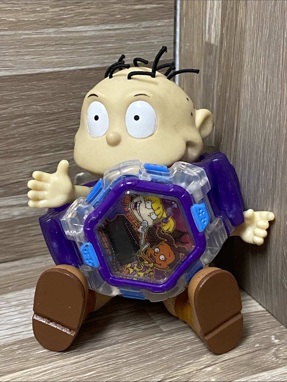 Nickelodeon Rugrats cartoon watch and plush 90s vintage Y2K